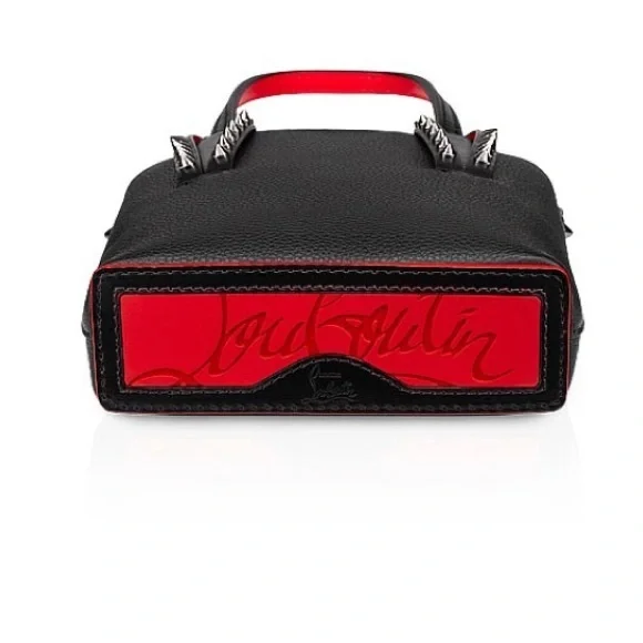 Christian Louboutin Cabata Mini Spiked Tote Black/Red | Sold Out Online | NWOT - Picture 4 of 12